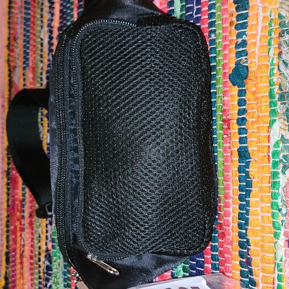 Claire's Black Hip Bag Organizer Side Sling Fanny Pack Bum Bag NWTs! 🖤 - Picture 8 of 14